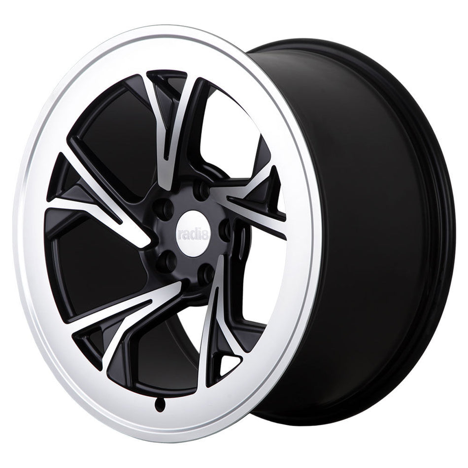 Radi8 r8c5 19x8.5 ET45 5x112 Gloss Black Machined Face