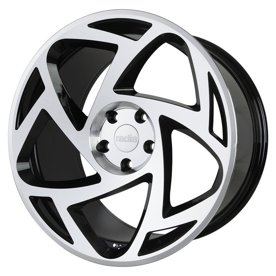 Radi8 r8s5 19x8.5 ET35 5x120 Gloss Black Machined Face