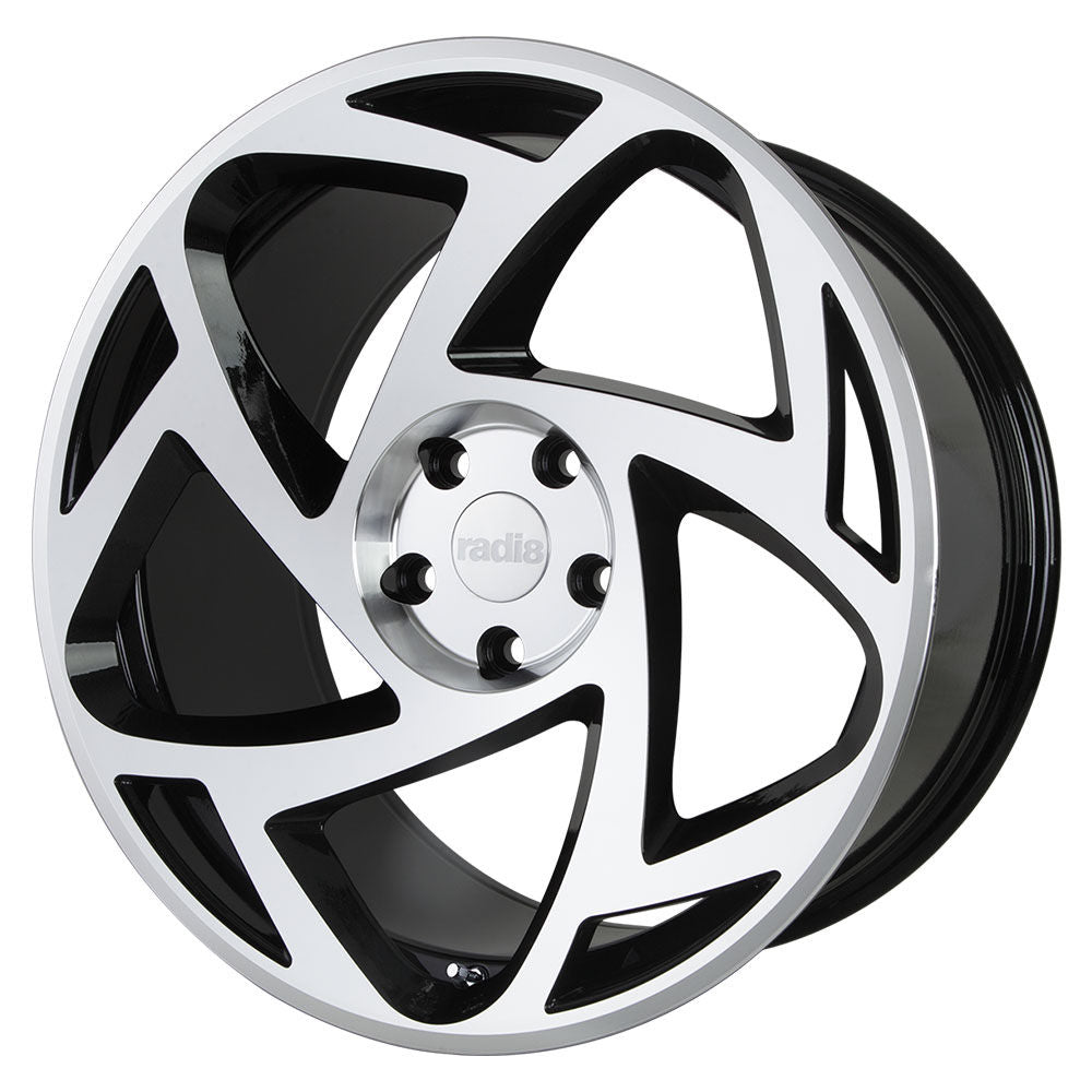 タイヤ・ホイール Radi8 r8s5 18inch PCD100 Radi8 r8s5 18x8.5 ET40 5x112 Gloss Black Machined Face – Aero Elite