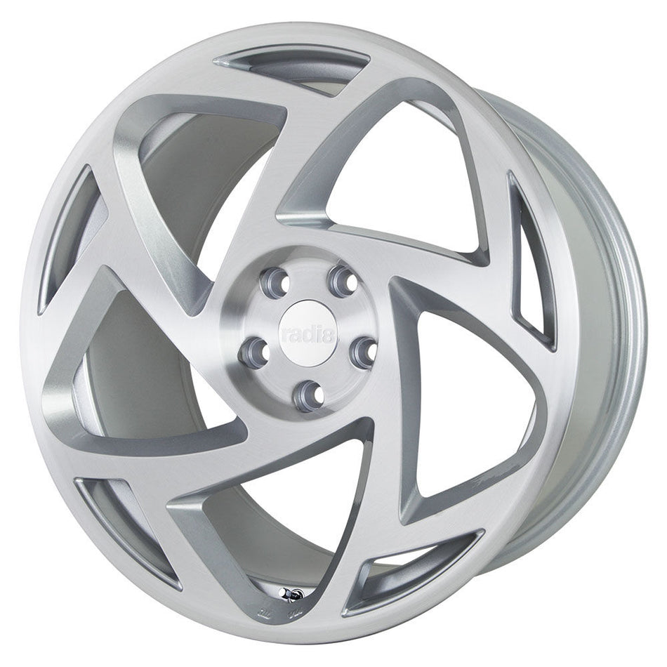 Radi8 r8s5 19x10 ET42 5x112 Matt Silver Machined Face