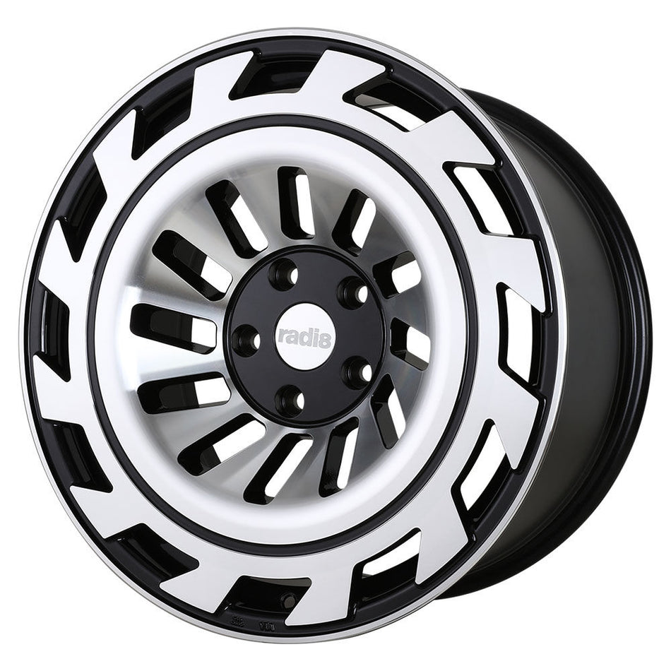 Radi8 r8t12 18x8.5 ET40 5x112 Gloss Black Machined Face