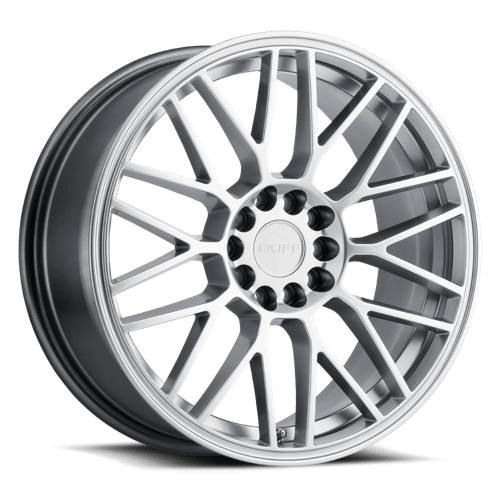 Ruff OVERDRIVE 18x8 ET38 5x108, 5x114.3 HYPER SILVER