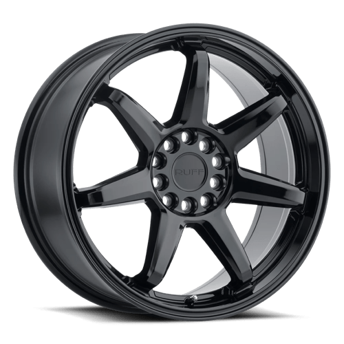 Ruff SHIFT 18x8 ET38 5x108, 5x114.3 GLOSS BLACK