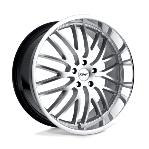 TSW SNETTERTON 18x8 ET40 5x114.3 HYPER SILVER W/ MIRROR CUT LIP