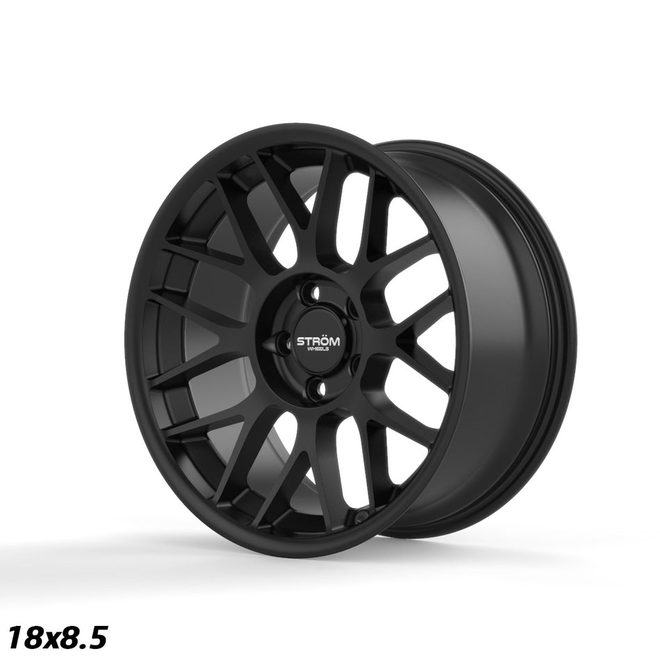 STROM STR2 RC 18x8.5 ET20 5x120 SATIN BLACK