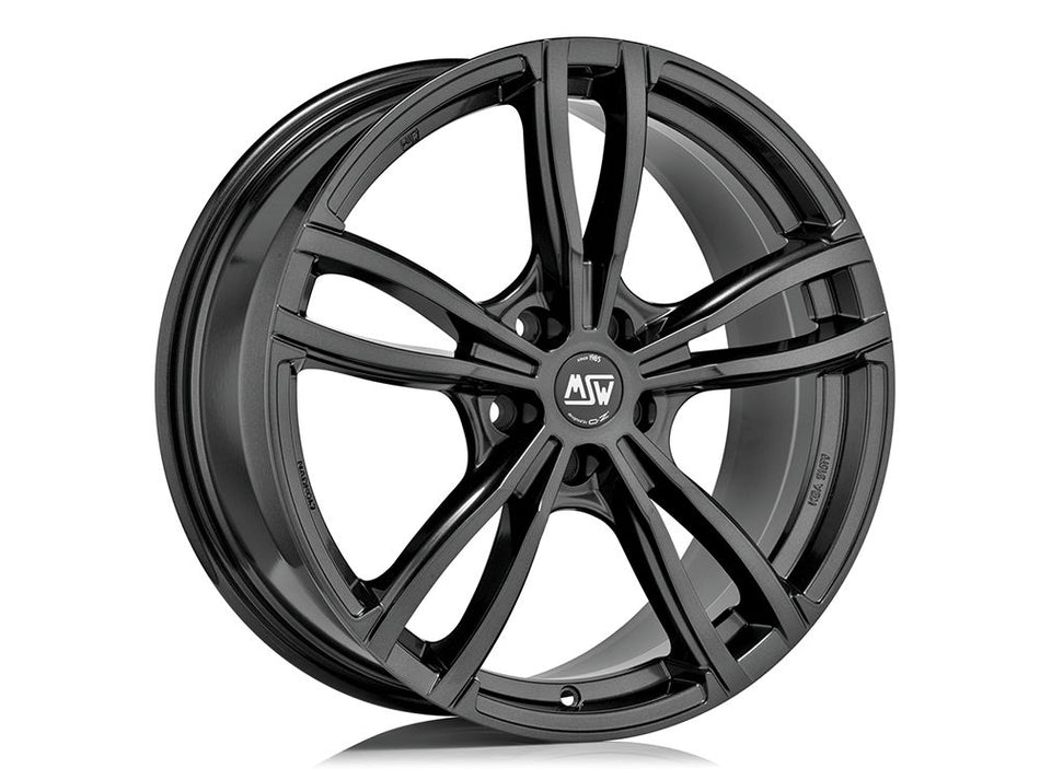 MSW 73 18x8.5 ET40 5x112 GLOSS DARK GREY