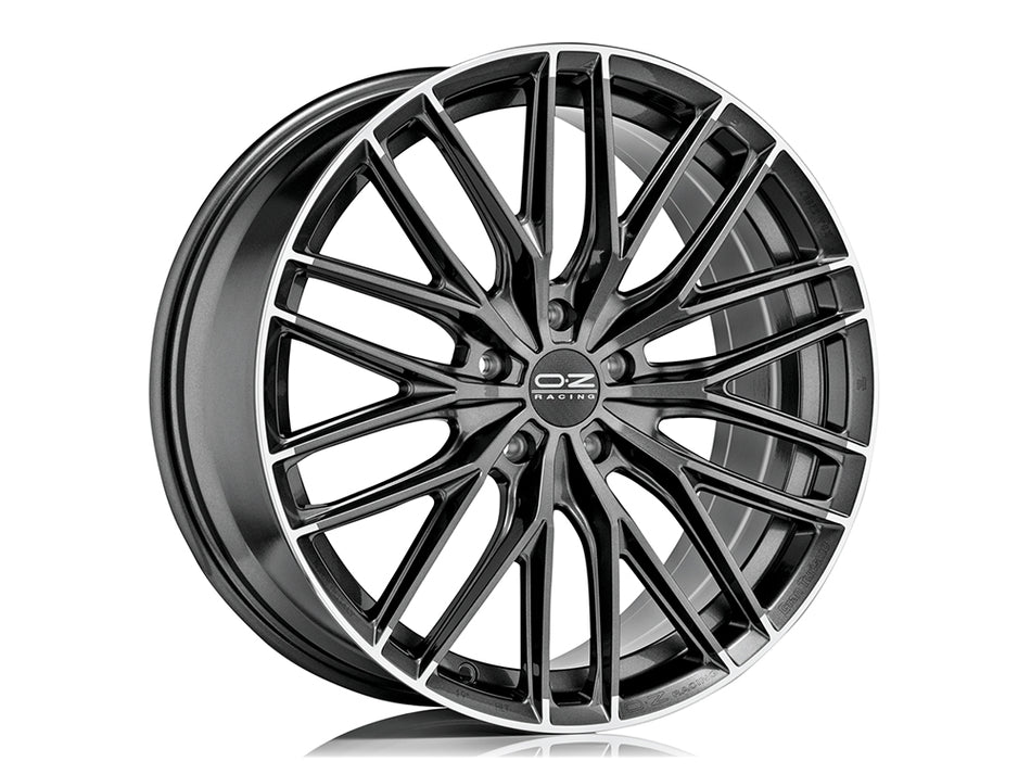 OZ Racing GRAN TURISMO HLT 19x8.5 ET45 5x114.3 STAR GRAPHITE DIAMOND LIP