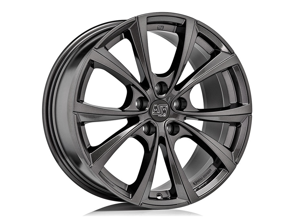 MSW 27T 18x8.5 ET40 5x114.3 GLOSS DARK GREY