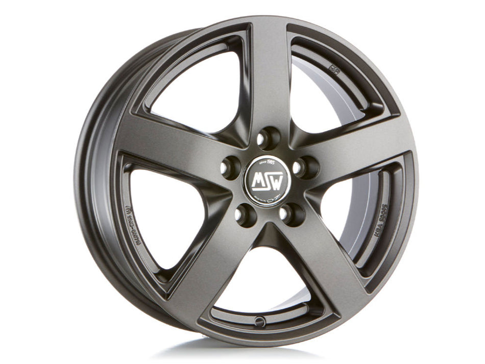 MSW 55 VAN 17x7 ET40 5x114.3 MATT DARK GREY