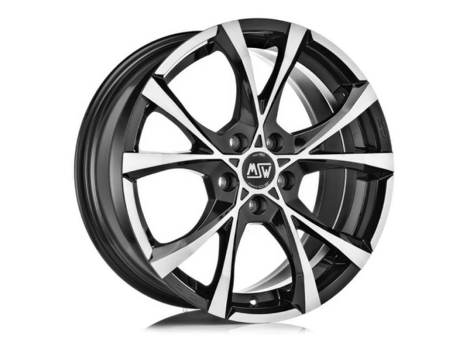 MSW CROSS OVER 18x8 ET29 5x120 GLOSS BLACK FULL POLISHED