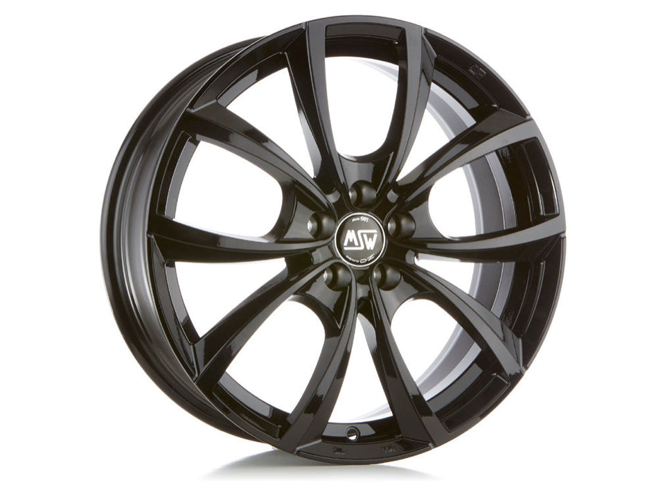 MSW 27 18x7.5 ET38 5x110 GLOSS BLACK