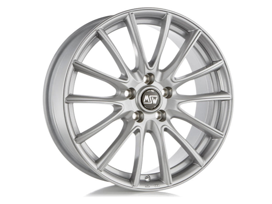 MSW 86 17x7.5 ET38 4x108 FULL SILVER