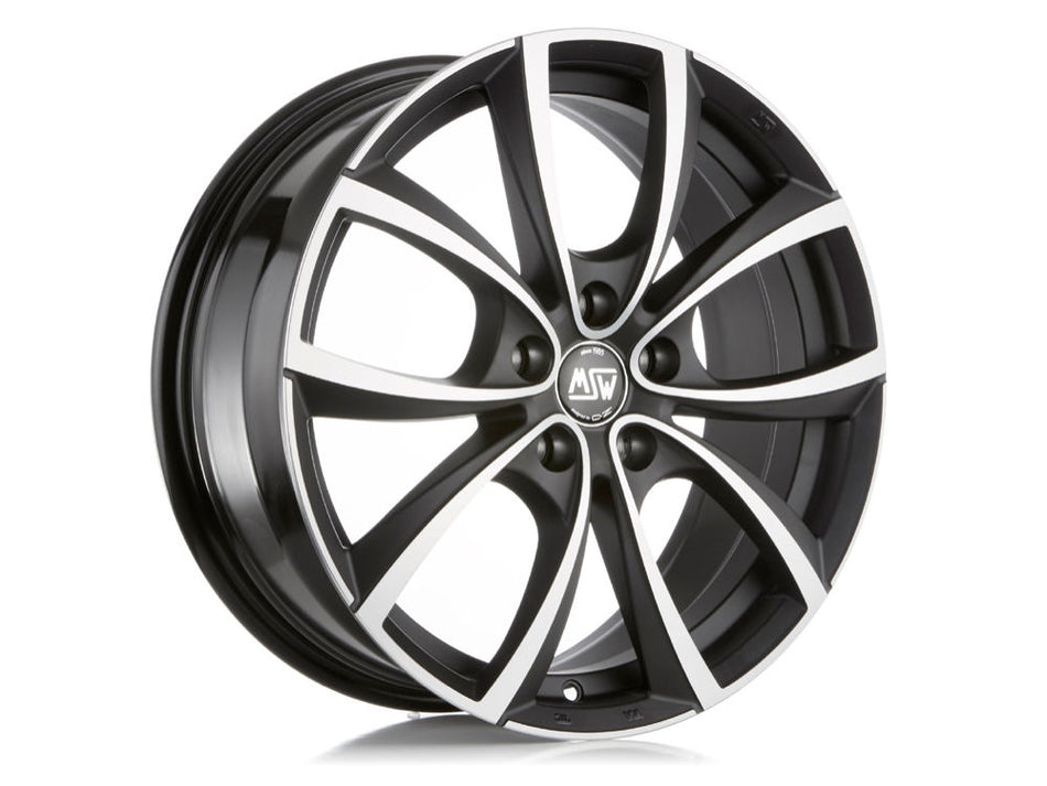 MSW 27 17x7.5 ET35 5x112 MATT DARK TITANIUM FULL POLISHED