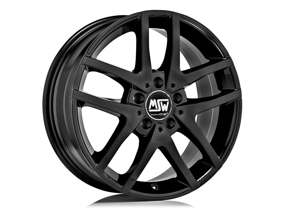 MSW 28 18x7.5 ET44 5x112 GLOSS BLACK