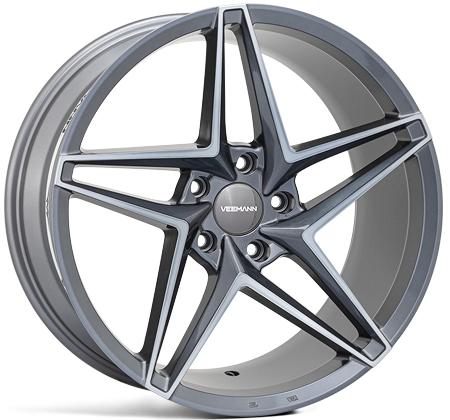 Veemann V-FS46 19x8.5 ET35 5x120 Graphite Smoke Machined